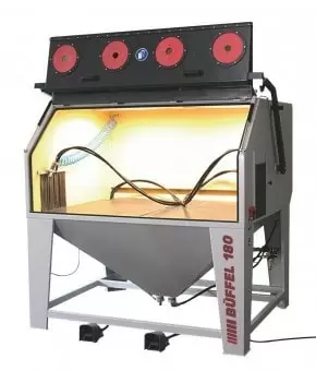 Buffalo 180 | Cabina di sabbiatura a iniettore ad alte prestazioni